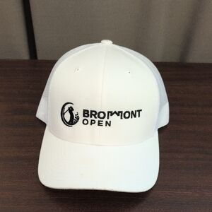 White Bromont Open Cap